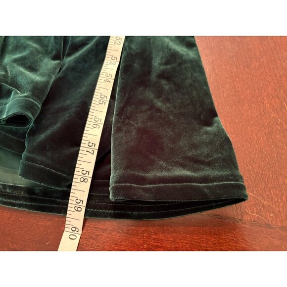 Revelry Rory Velvet Bridesmaid Long Gown Dress in Emerald Green Size 4 - Picture 11 of 16